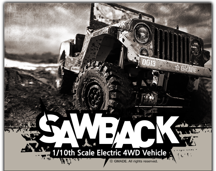 製造終了品】 Gmade GS01 SAWBACK GM52000 4WD 1/10 ラジコンカー オフ 