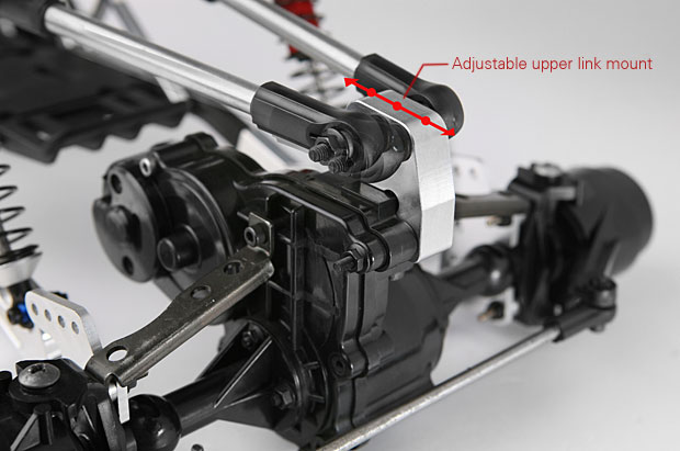 タミヤクラッドバスター Adjustable Duralumin Upper Link Mount (2